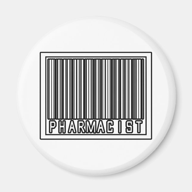 Barcode Pharmacist Magnet (Front)