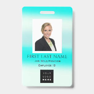 Barcode Photo Name ID Card Medical Care Badge