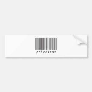 Barcode - Priceless Bumper Sticker