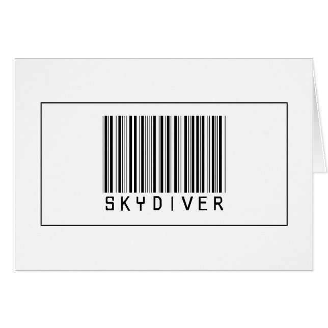 Barcode Skydiver (Front Horizontal)