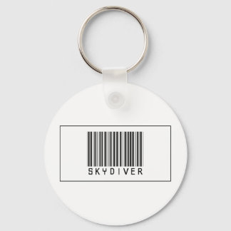 Barcode Skydiver Keychain
