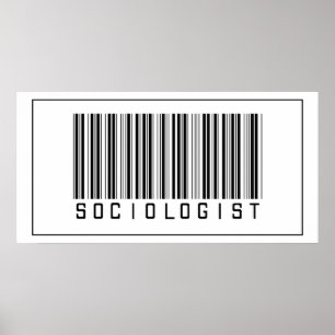 Barcode Sociologist Poster