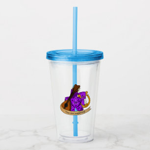 Bard Dice Design Acrylic Tumbler