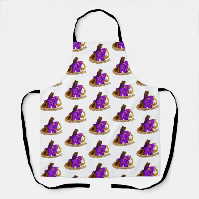 Bard Dice Design Apron (Front)