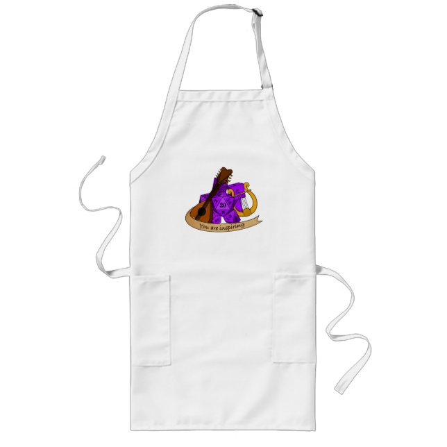 Bard Dice Design Long Apron (Front)