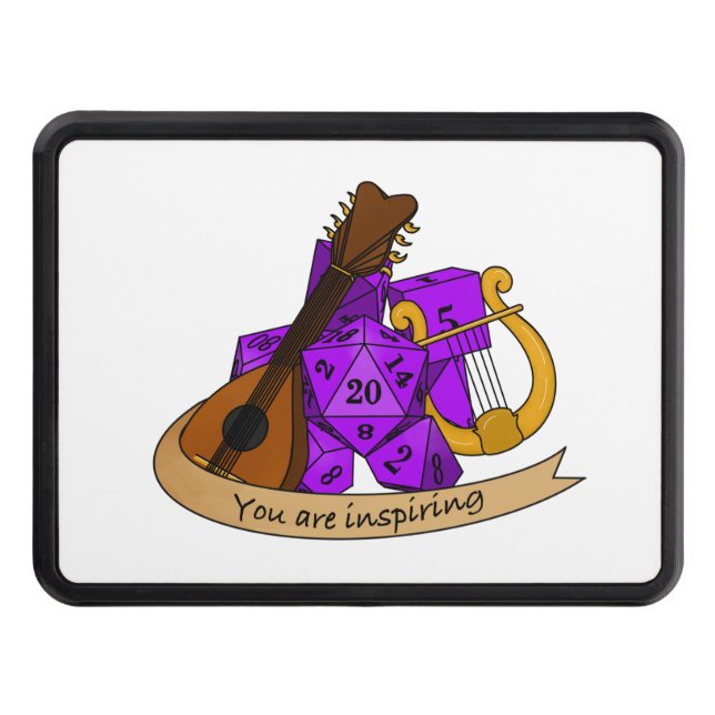 Bard Dice Design Trailer Hitch Cover (Front)