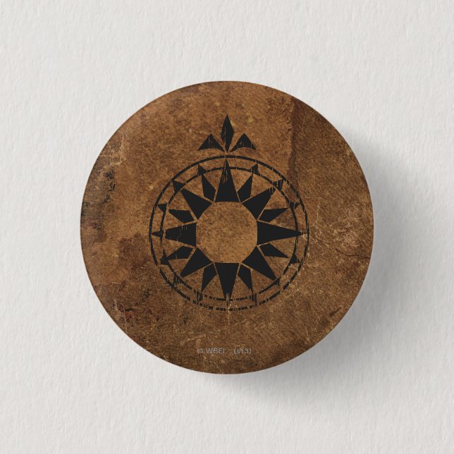 BARD THE BOWMAN™ 1 INCH ROUND BUTTON (Front)
