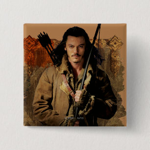BARD THE BOWMAN™ Framed Graphic 2 Inch Square Button