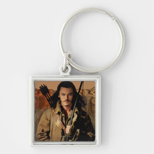 BARD THE BOWMAN™ Framed Graphic Keychain (Front)