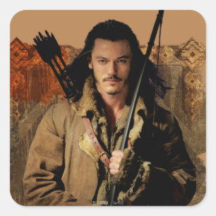 BARD THE BOWMAN™ Framed Graphic Square Sticker