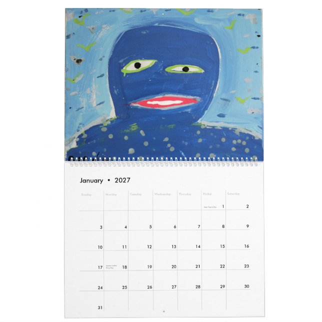 BardinArt 2013 Calendar (Jan 2027)