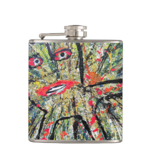 Bardinart Cat Flask. Hip Flask
