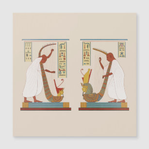 Bards of Ramses III Ancient Egypt  Magnetic card