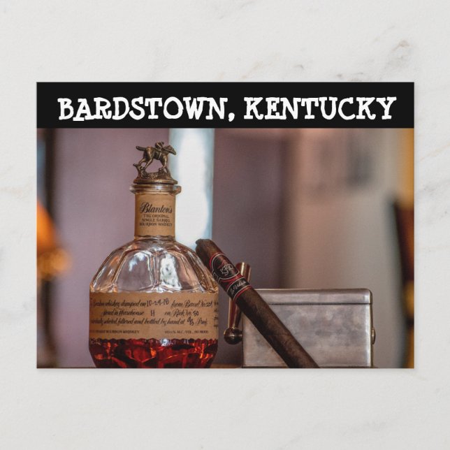 BARDSTOWN KENTUCKY BOURBON Postcard (Front)