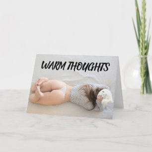 BARE BUTT G-STRING BEACH GIRL FUNNY BIRTHDAY CARD