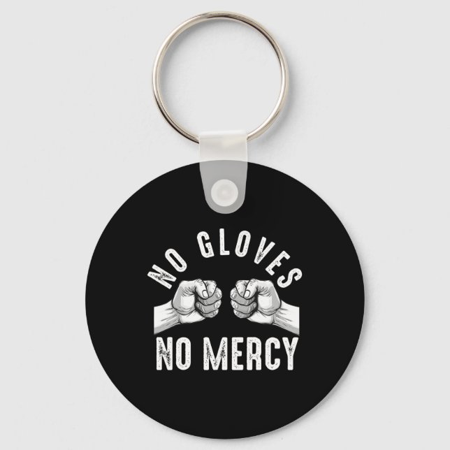 Bare Knuckle Boxing Men Fist Fighting Knuckle Figh Keychain (Front)