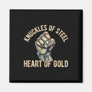 Bare Knuckle Boxing Men Fist Fighting Knuckle Figh Magnet