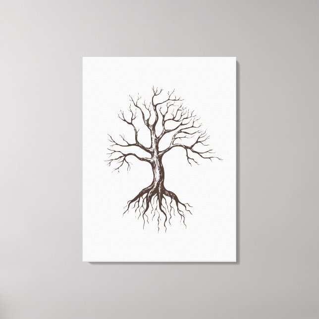 Bare tree canvas print (Front)