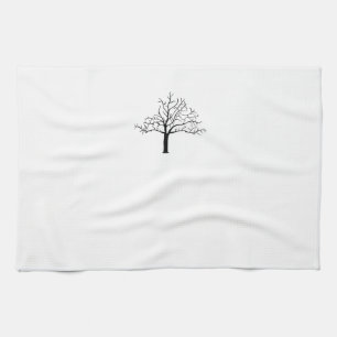 Bare Tree Design Kitchen Towel