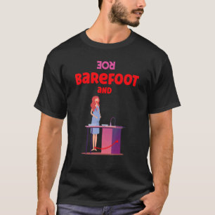 Barefoot And Roe Overturned Pro Choice State Contr T-Shirt
