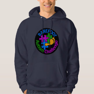 Barefoot Autism Challenge Men's Sweatshirt