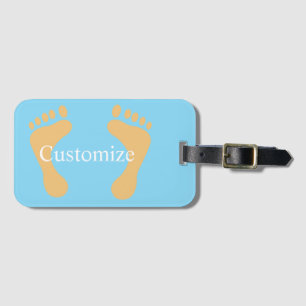 Barefoot Beach Bum Thunder_Cove  Luggage Tag