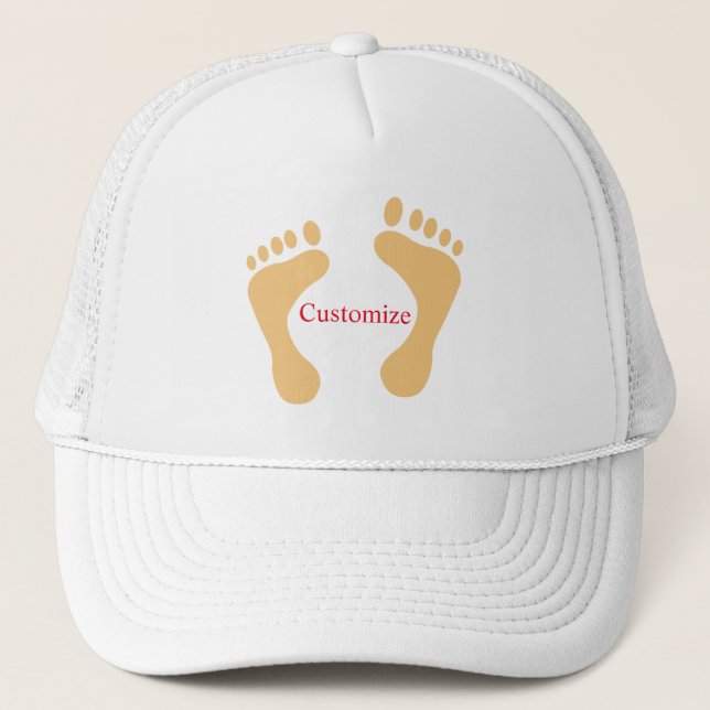 Barefoot Beach Bum Thunder_Cove  Trucker Hat (Front)