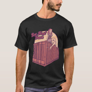 barefoot girl sitting on a dumpster vintage T-Shirt