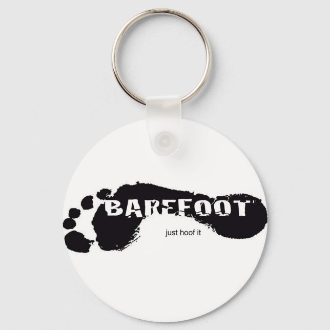 BareFoot Logo Keychain (Front)