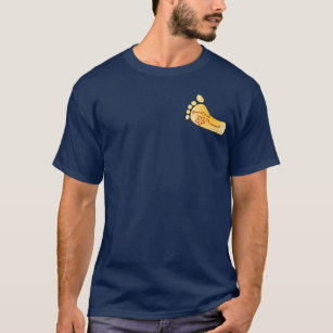 Barefoot Plumeria logo T-Shirt
