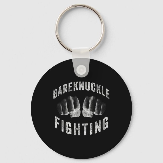 Bareknuckle Fighting Knockout  Keychain (Front)