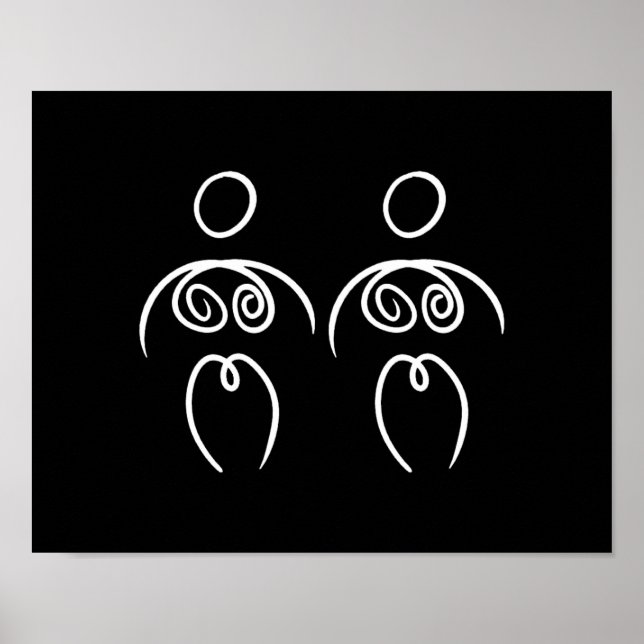 Barelines Woman and Woman Poster (Front)