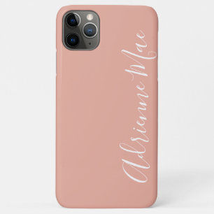 Barely Pink Personalized iPhone 11 Pro Max Case