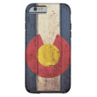 Drapeau en bois Colorado iPhone 6 coque