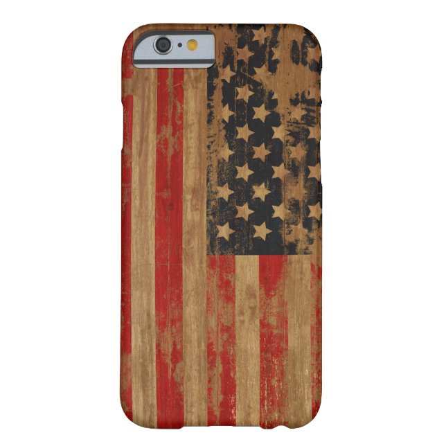 Barely There iPhone 6 Coque du drapeau américain (Dos)