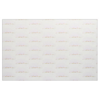 Barely There Pink Abstract Landscape Fabric
