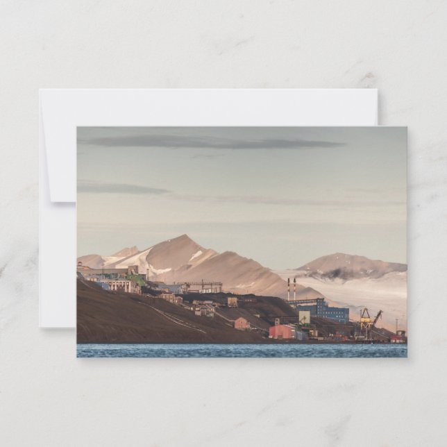 Barentsburg Svalbard Card (Front)