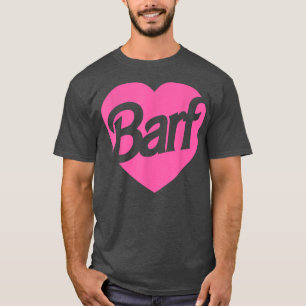 Barf Heart Funny Girls Womens Sarcastic T-Shirt