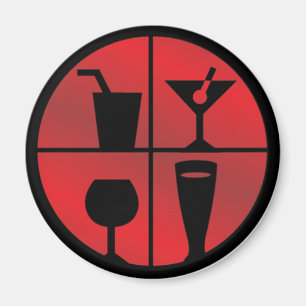 BarFanatic.com Magnet - Circle