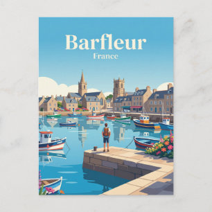 Barfleur France Postcard