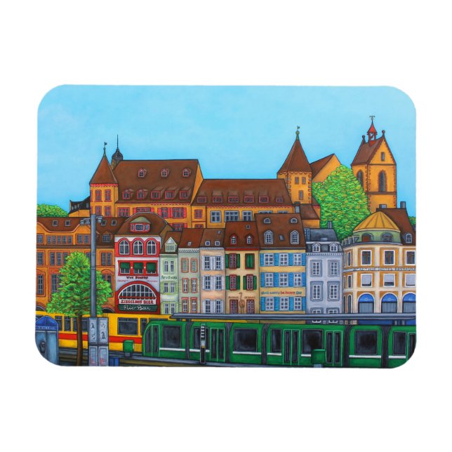 Barfüsserplatz Rendez-vous Magnet par Lisa Lorenz (Horizontal)