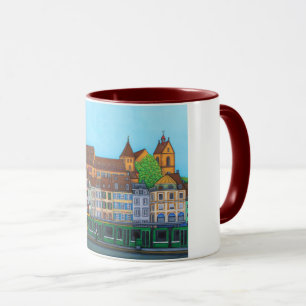 Barfüsserplatz Rendez-vous Mug by Lisa Lorenz