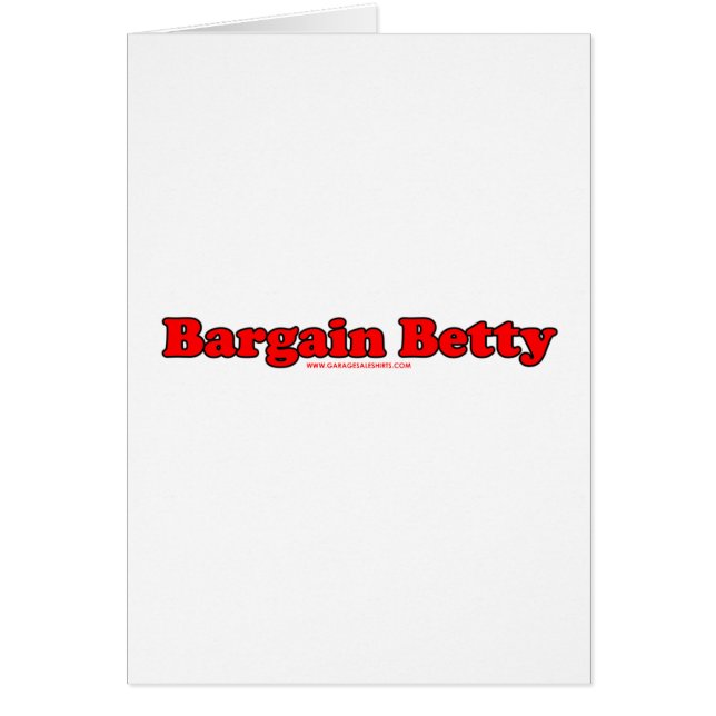 Bargain Betty (Front)