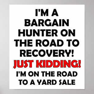 Bargain Hunter Funny Poster