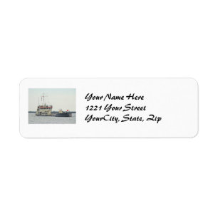 Barge in Barnegat Inlet New Jersey Series
