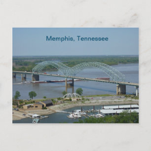 Barge on the Mississippi River Postcard