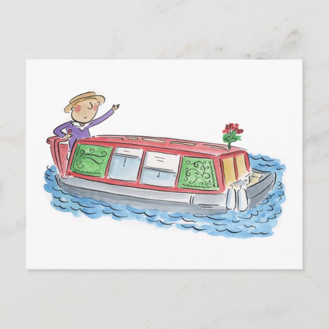 Barge Postcard (Front)