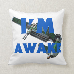 Bargie "I'm Asleep" Throw Pillow