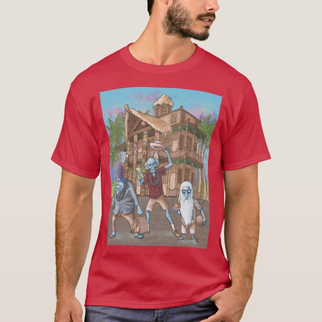 Barhopping Ghost T-Shirt (Front)