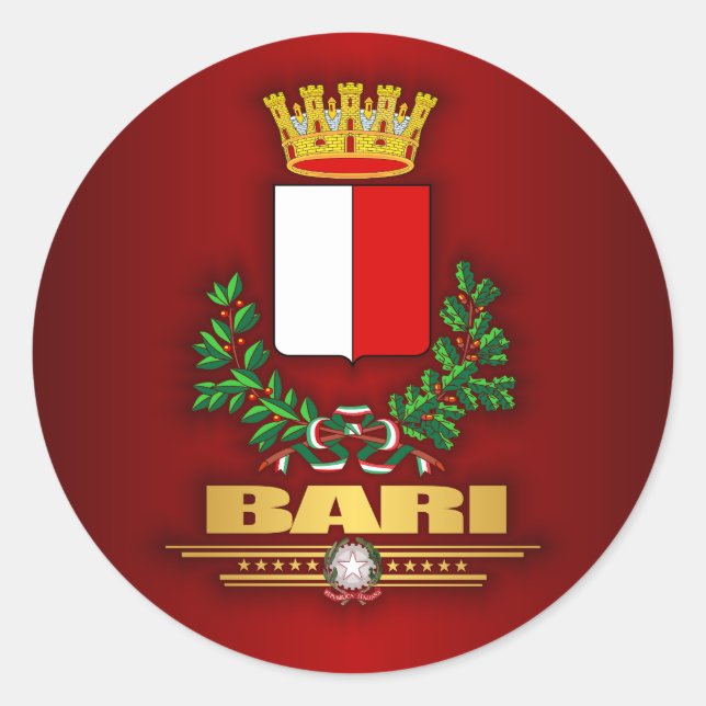 Bari Classic Round Sticker (Front)